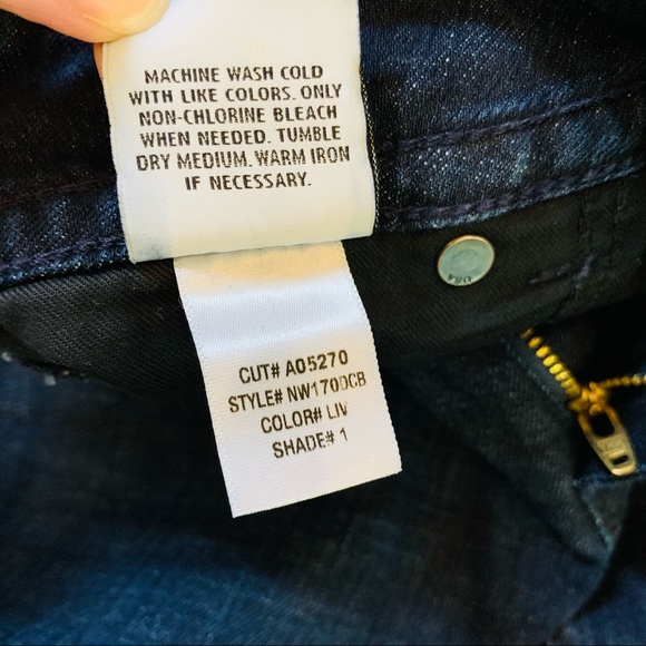 Hudson Bootcut Denim Flare Jeans 26 Dark Wash 2153 - Picture 8 of 9